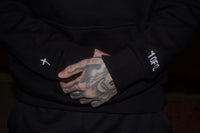 “God First” Purple Logo Hoodie - Swift Goods Clothing Brand 